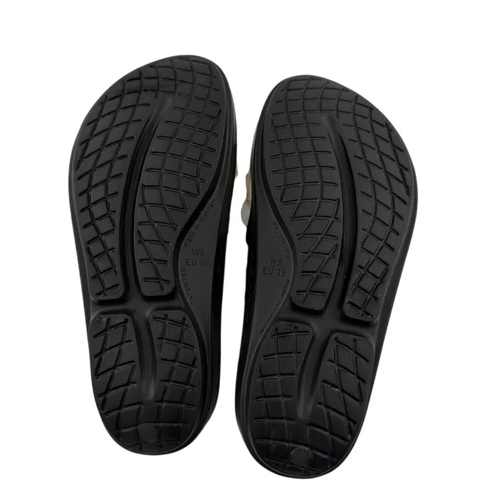 OOFOS Women's Frost OOlala Luxe Flip Flop Slippers Size 8 - Picture 7 of 10